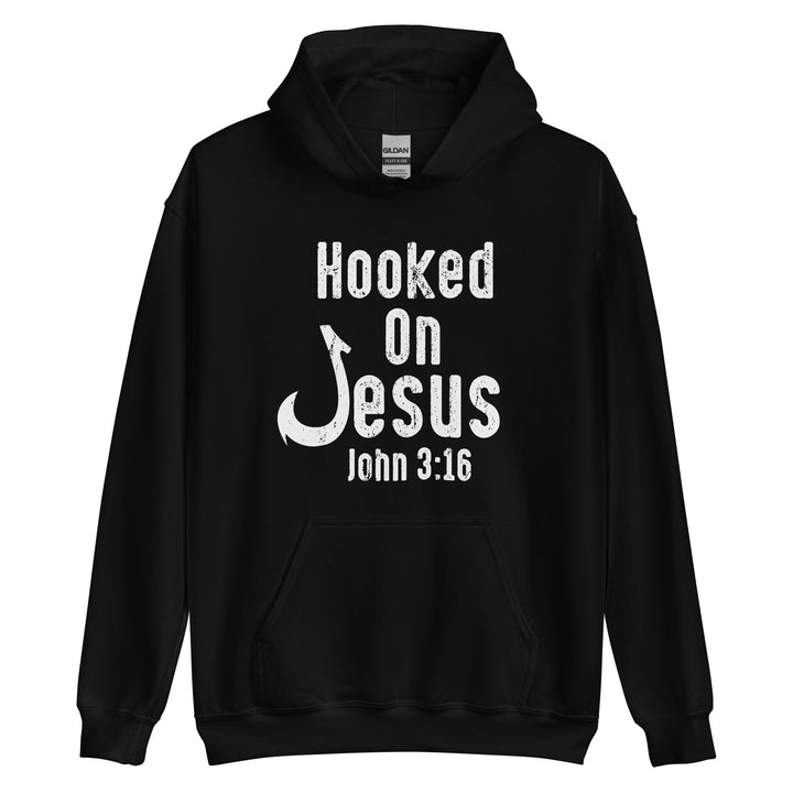 F&H Hooked On Jesus Unisex Hoodie