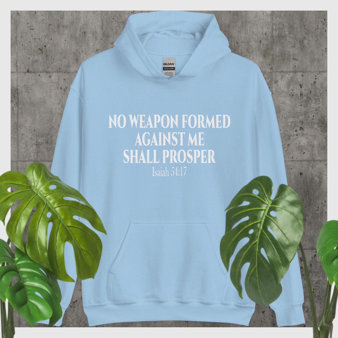 F&H Christian No Weapon Formed Against Me Hoodie
