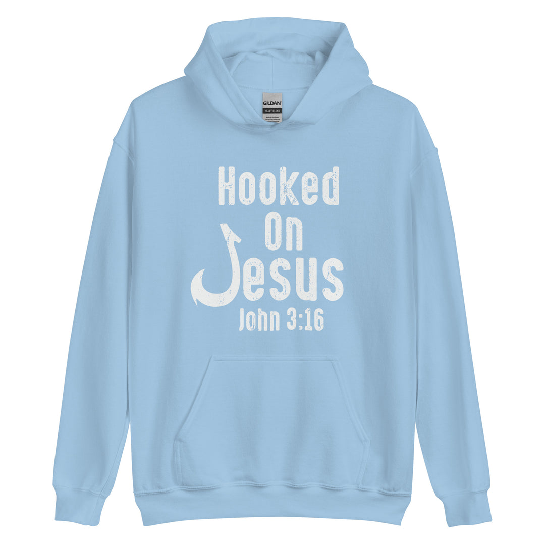 F&H Hooked On Jesus Unisex Hoodie
