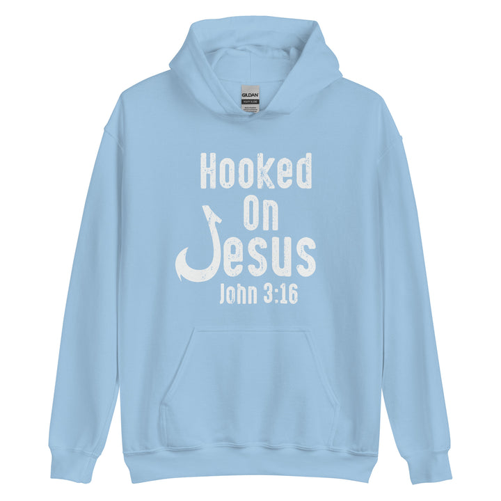 F&H Hooked On Jesus Unisex Hoodie
