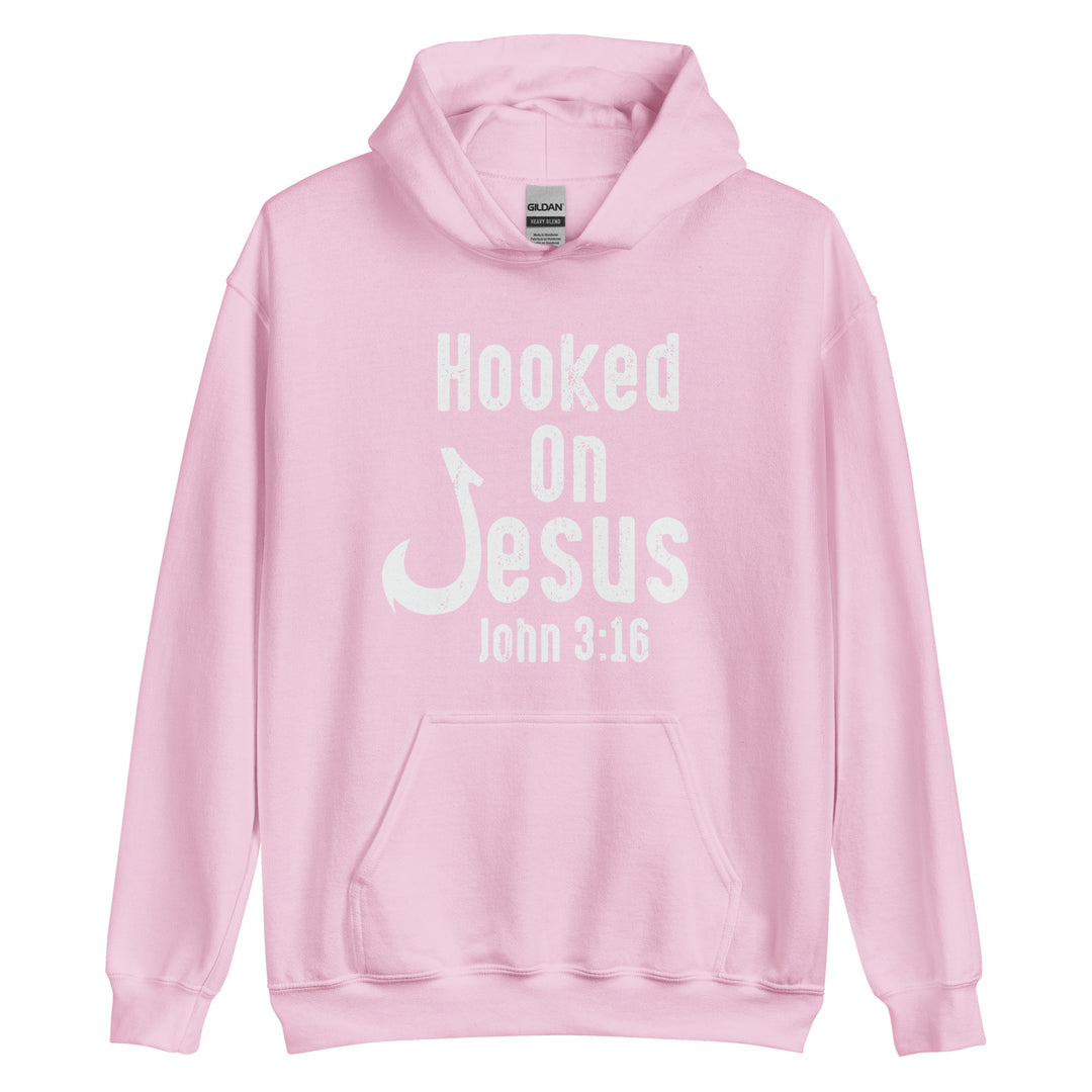 F&H Hooked On Jesus Unisex Hoodie