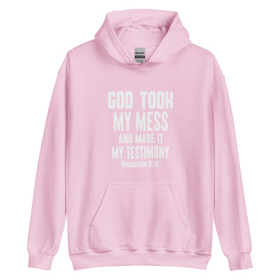 F&H God Took My Mess and Made It My Testimony Unisex Hoodie