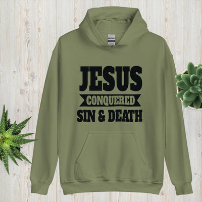 F&H Christian Jesus Conquered Sin & Death Hoodie