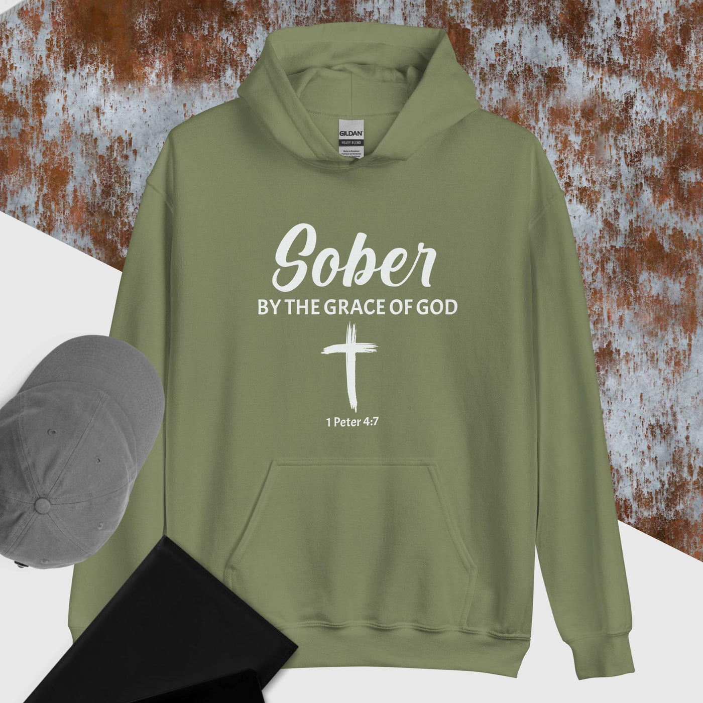 F&H Sober By The Grace Of God Hoodie