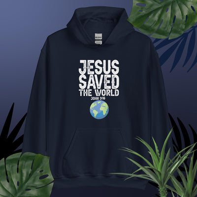 F&H Christian Jesus Saved The World Hoodie