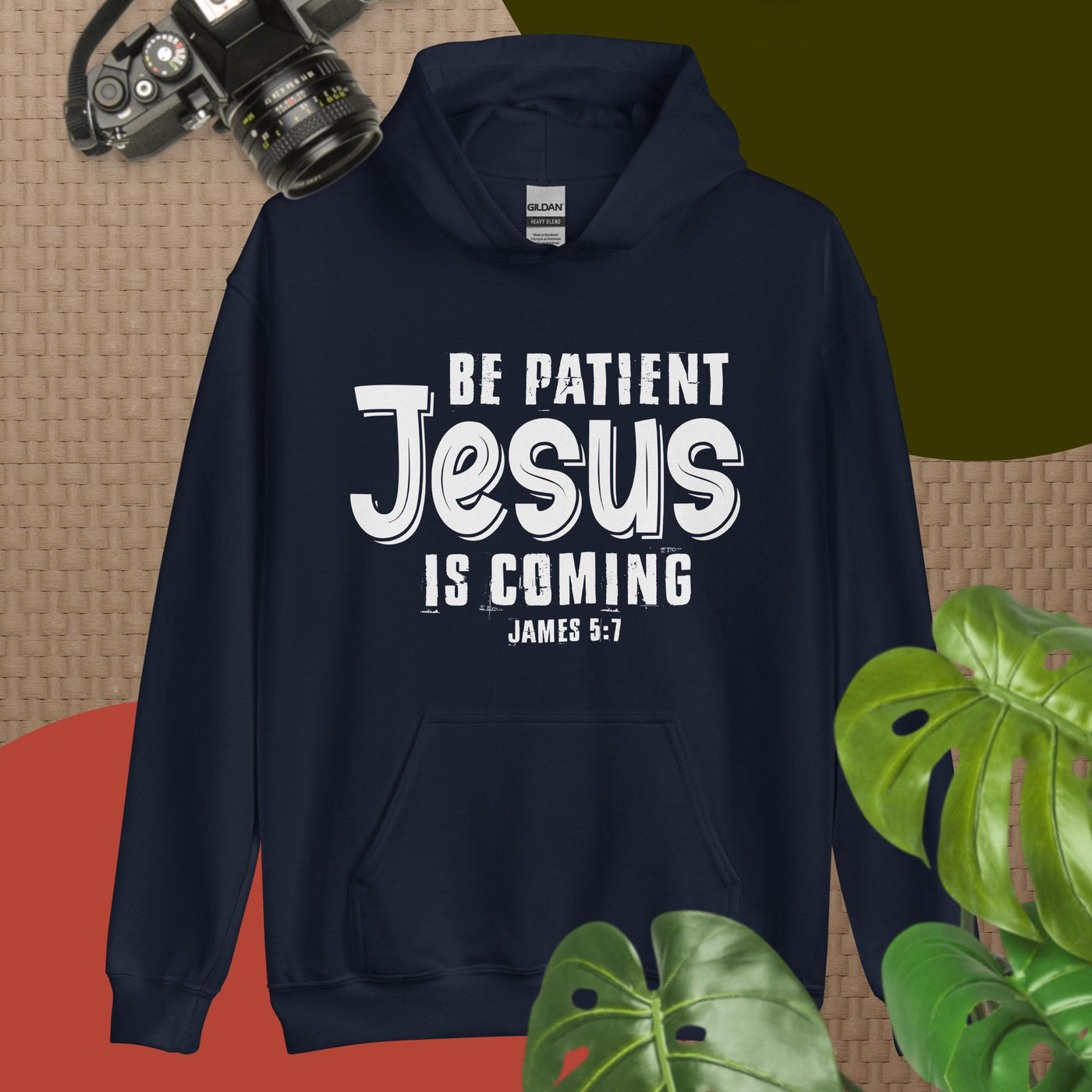 F&H Christian Be Patient Jesus Is Coming Hoodie