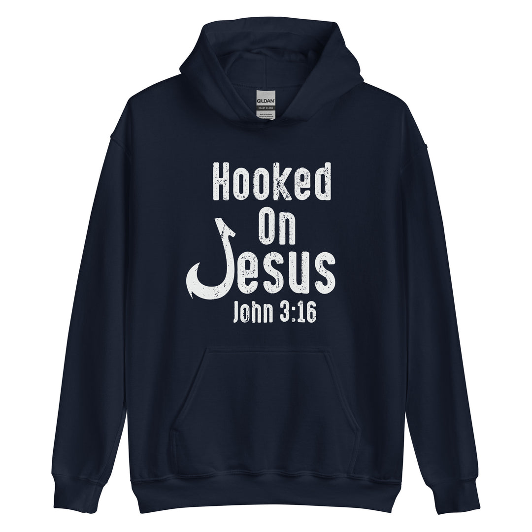 F&H Hooked On Jesus Unisex Hoodie