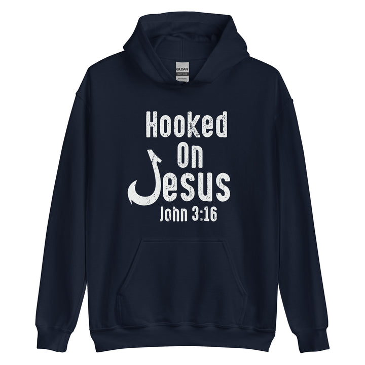 F&H Hooked On Jesus Unisex Hoodie