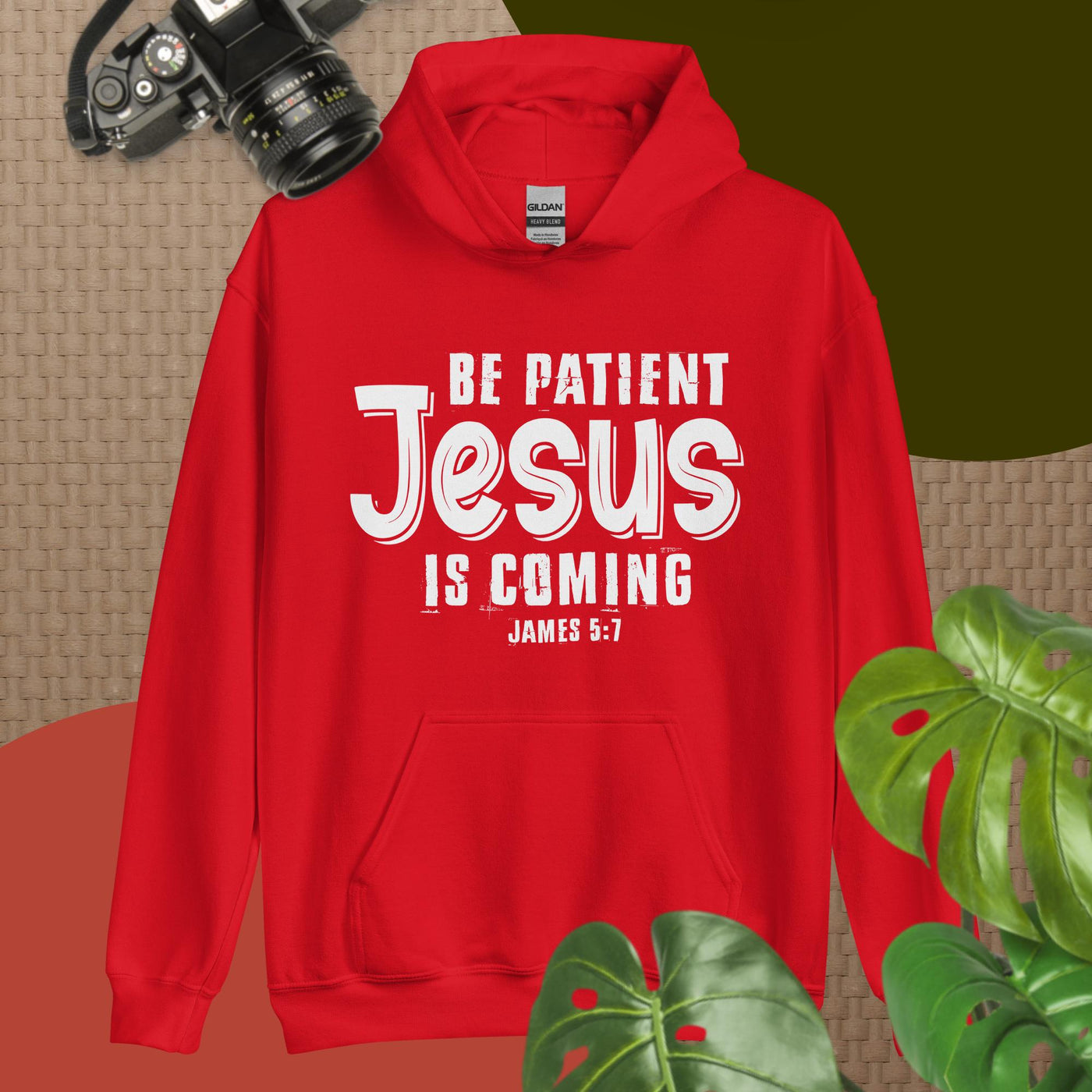 F&H Christian Be Patient Jesus Is Coming Hoodie