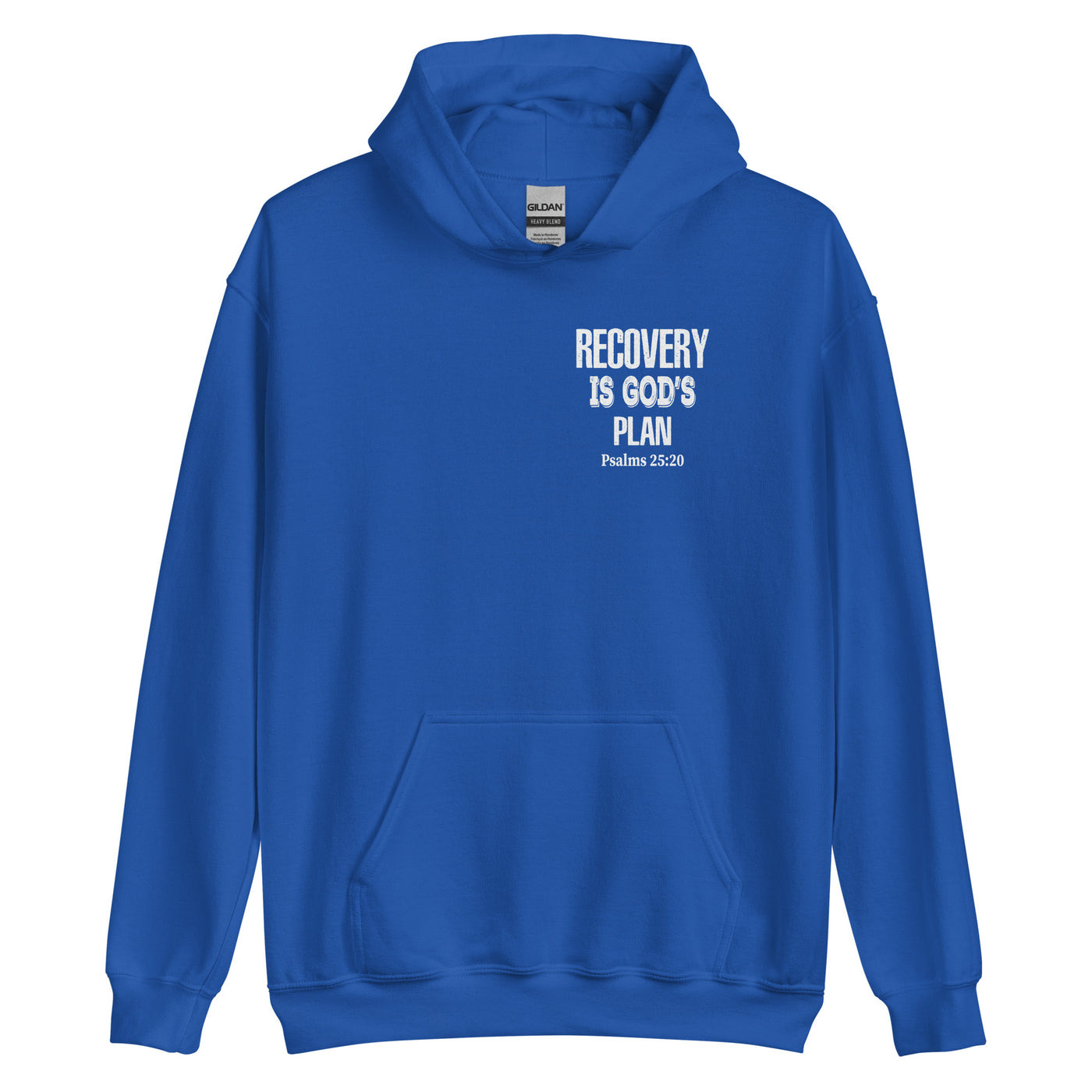 F&H Recovery Is God's Plan Two Sided Unisex Hoodie