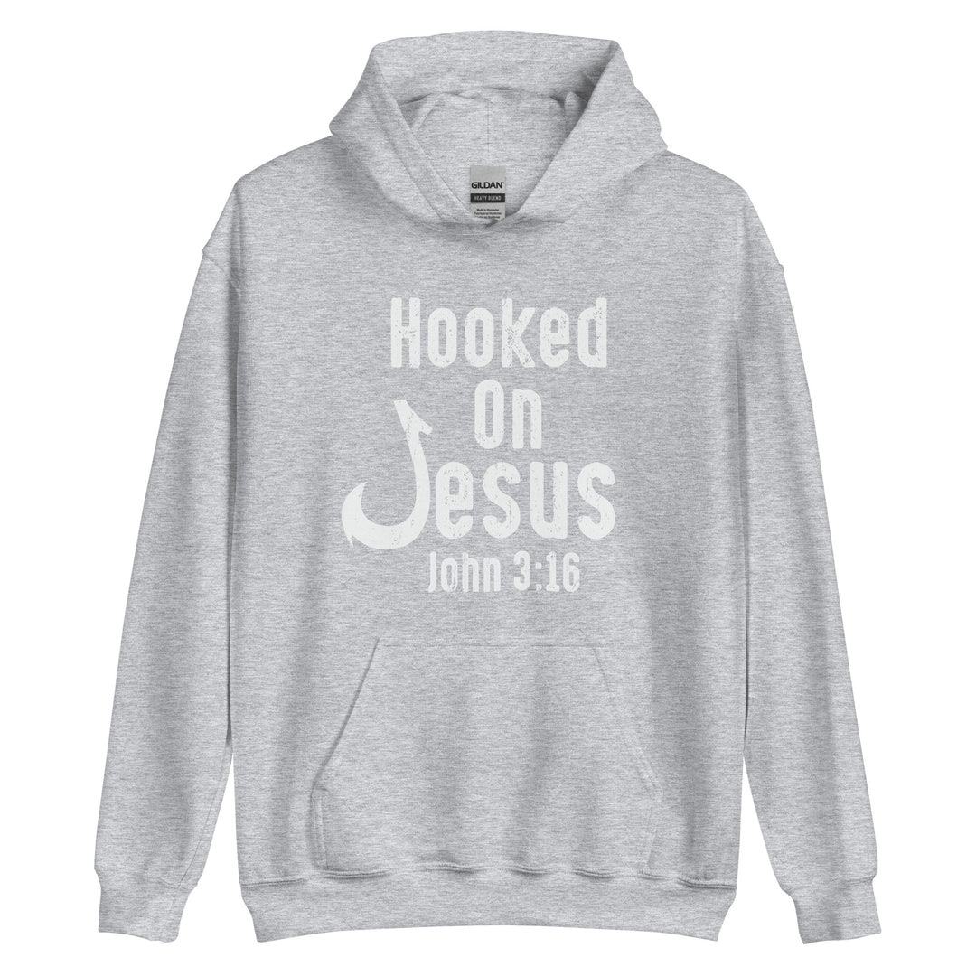 F&H Hooked On Jesus Unisex Hoodie