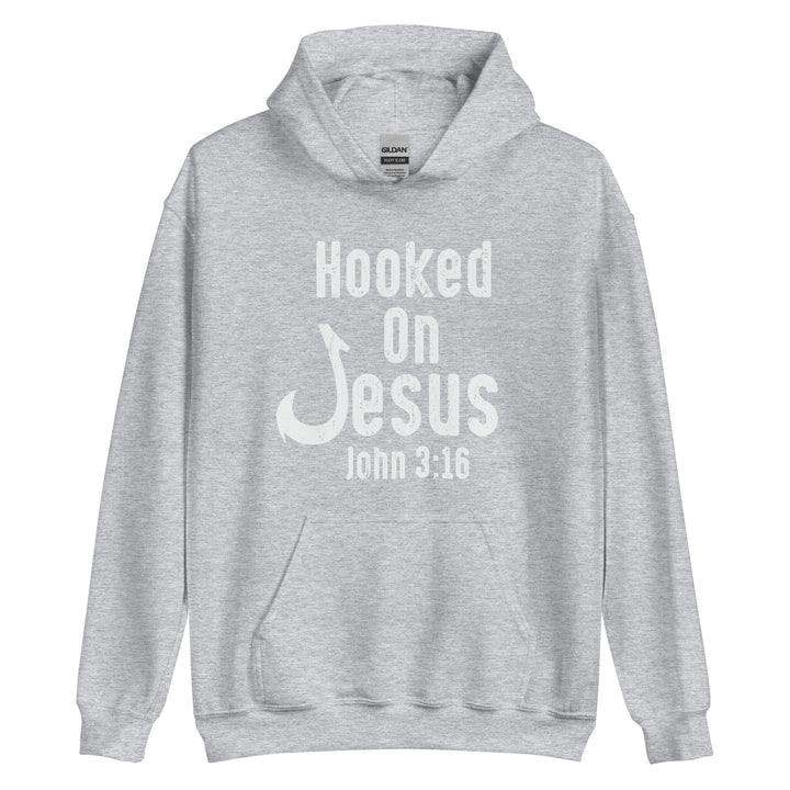 F&H Hooked On Jesus Unisex Hoodie