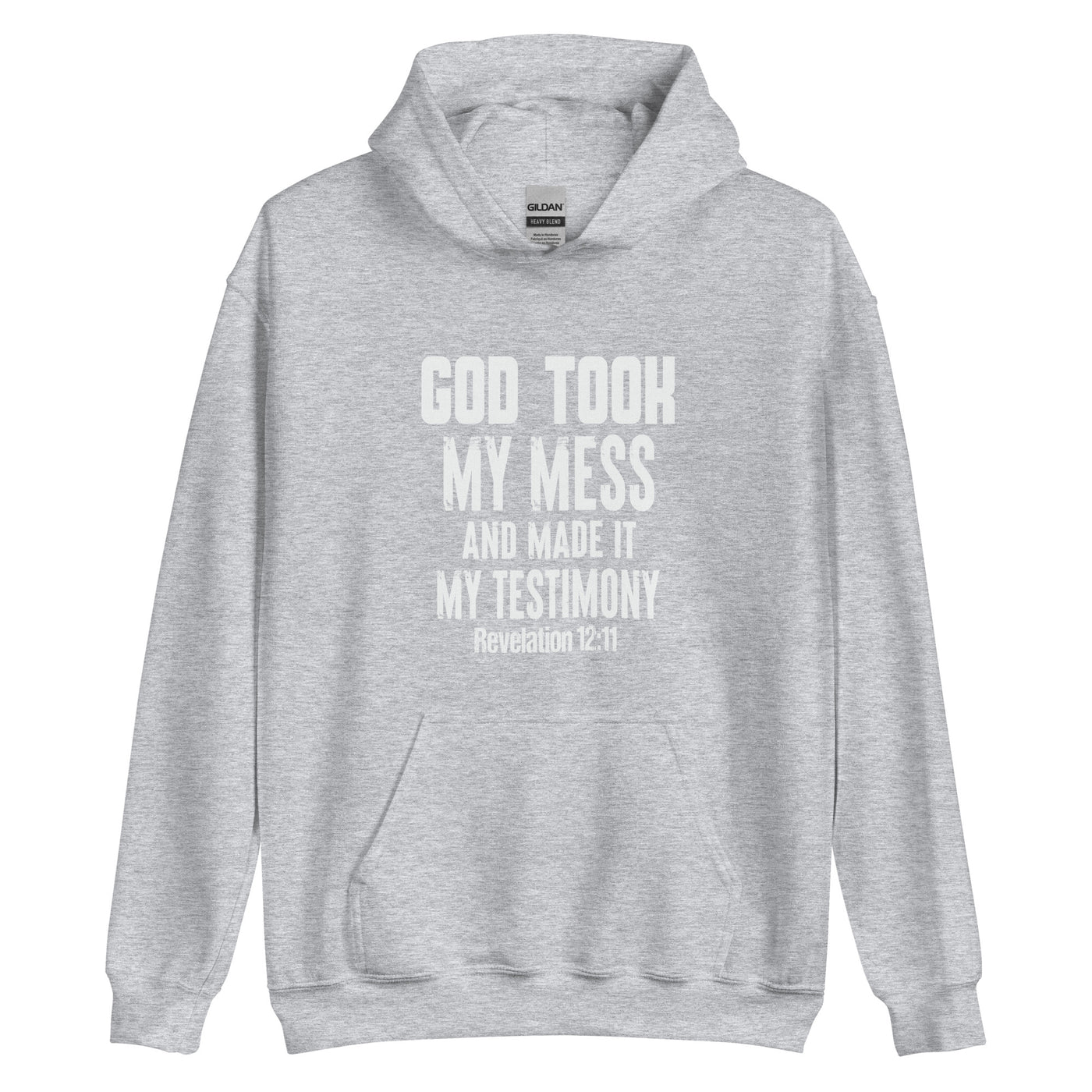 F&H God Took My Mess and Made It My Testimony Unisex Hoodie