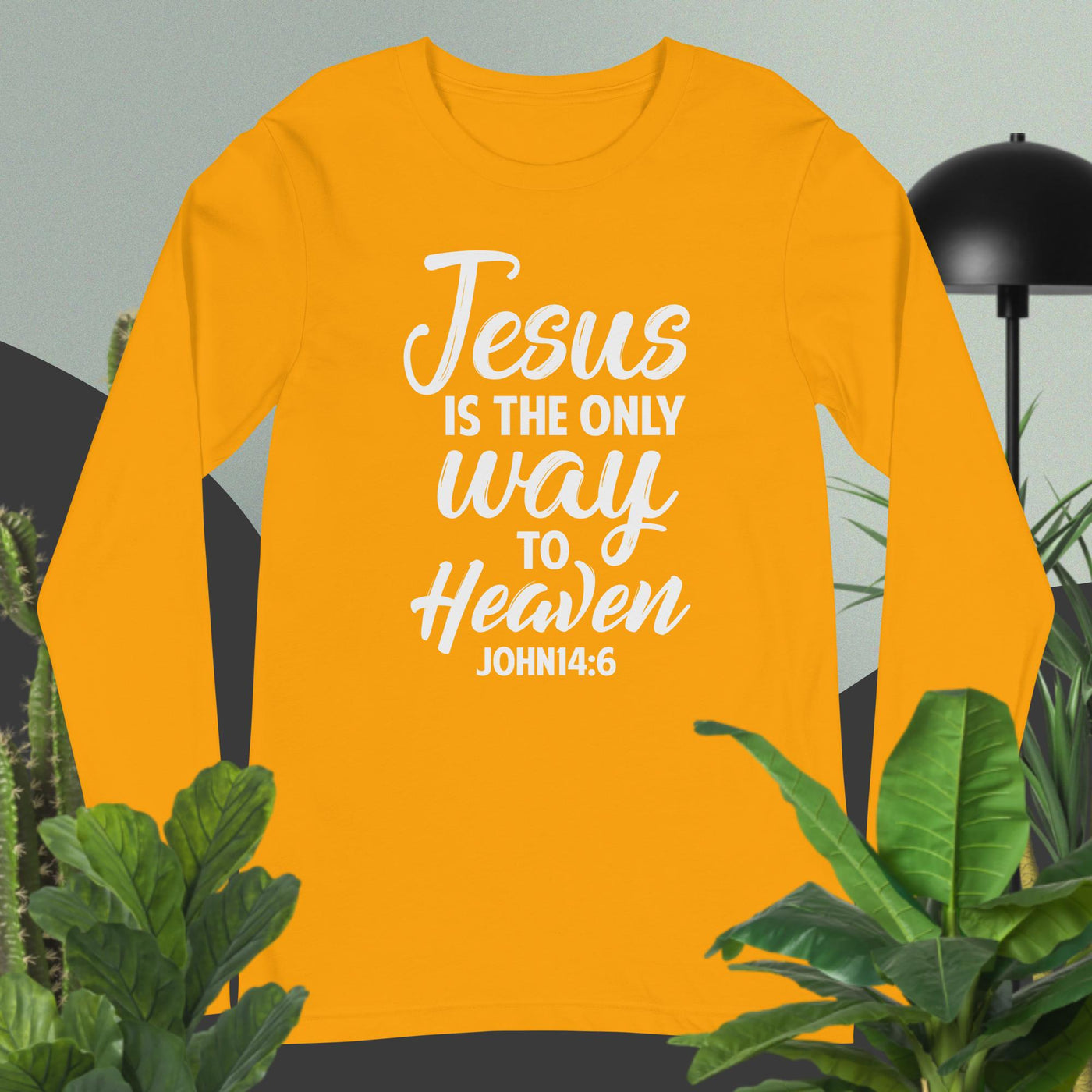 F&H Jesus is the Only Way to Heaven Long Sleeve Tee