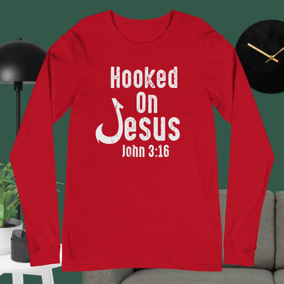 F&H Hooked On Jesus Long Sleeve Tee