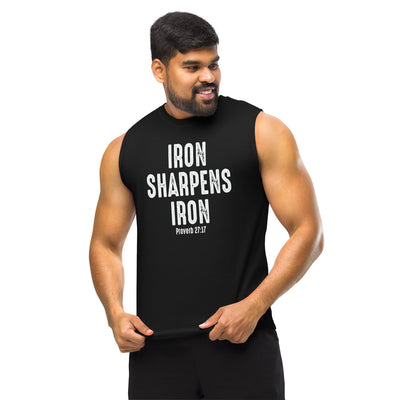 F&H Iron Sharpens Iron Tank Top Muscle Shirt