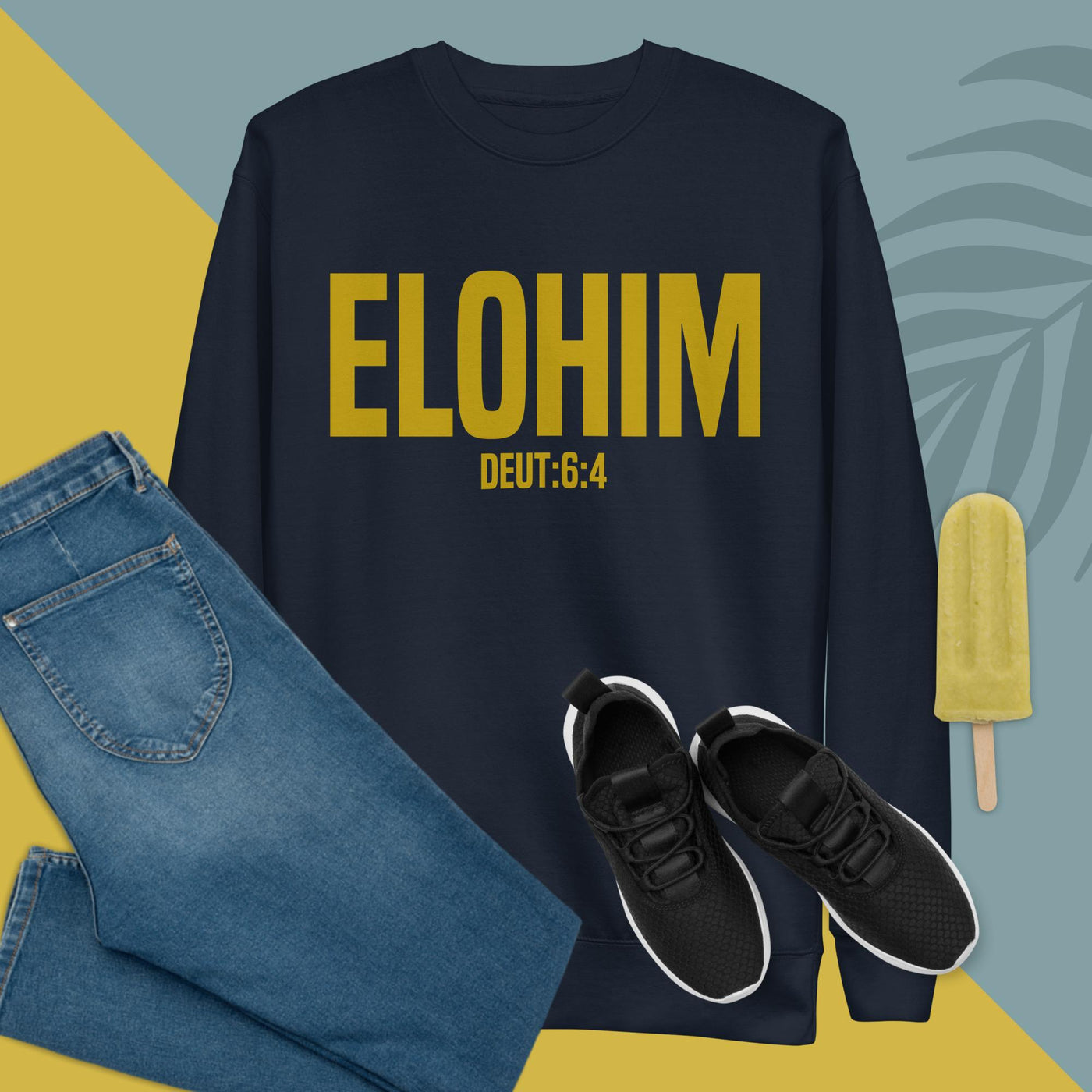 F&H Christian Elohim Mens Premium Sweatshirt