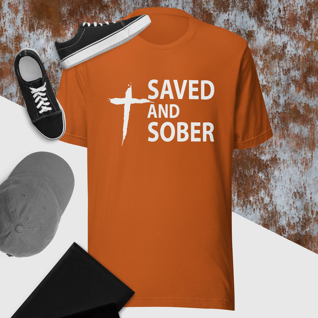 F&H Saved And Sober t-shirt