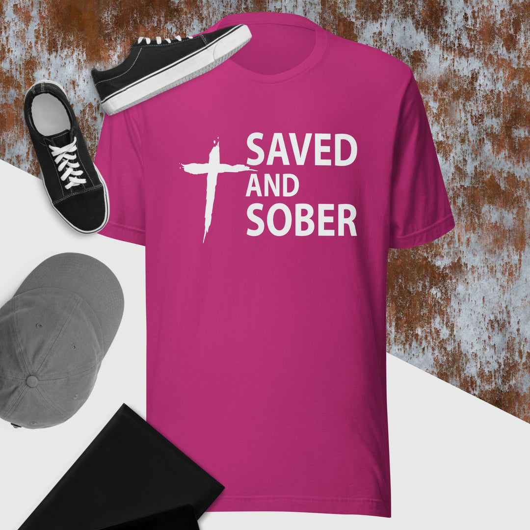 F&H Saved And Sober t-shirt
