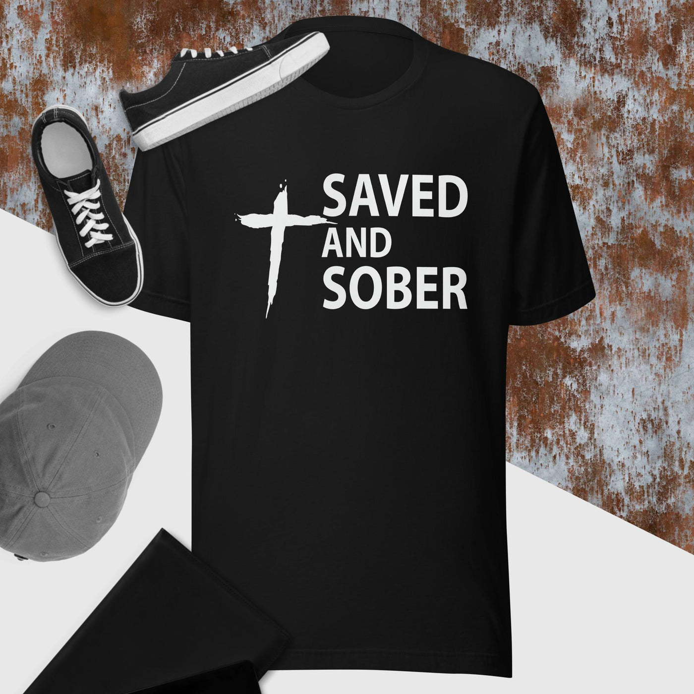 F&H Saved And Sober t-shirt