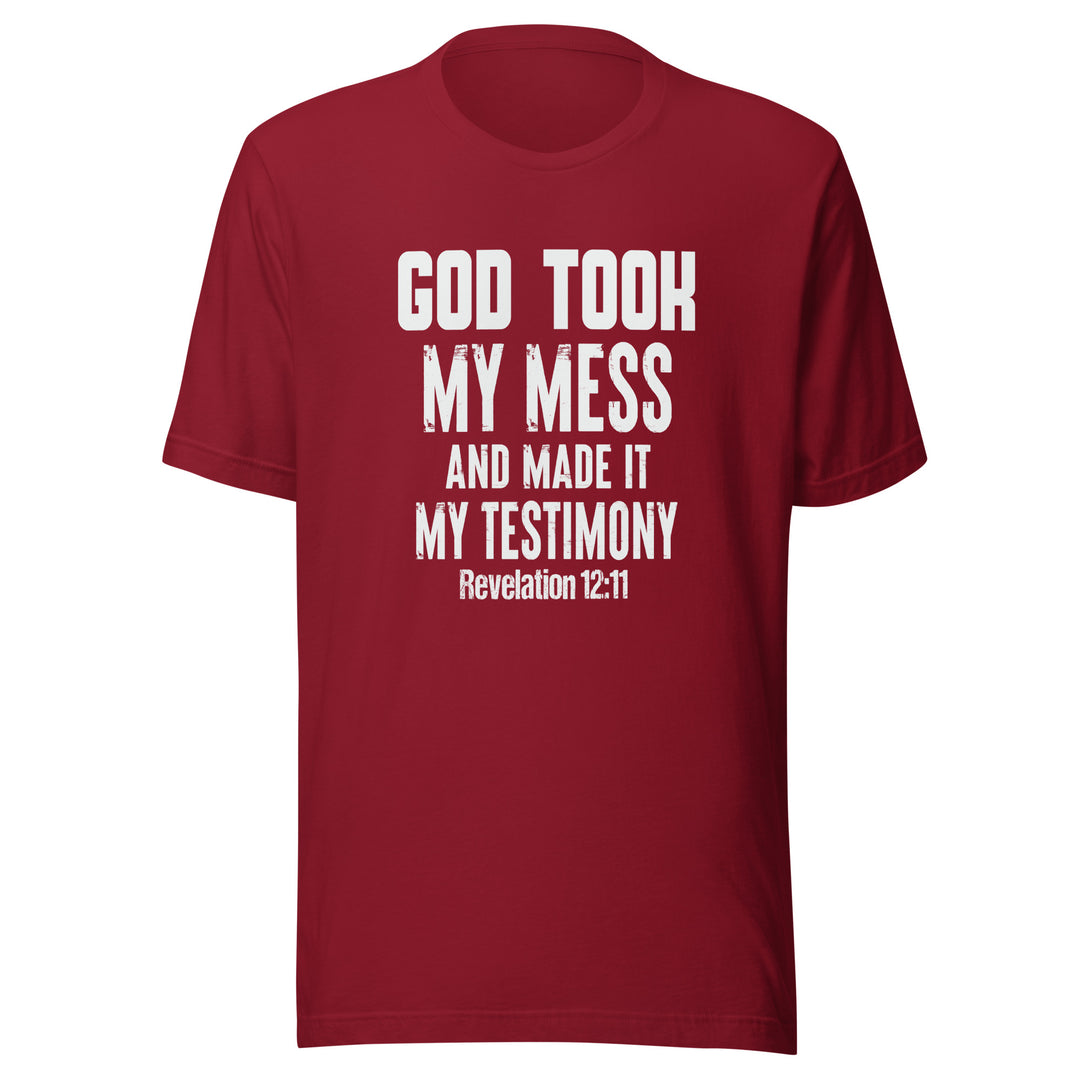 F&H God Took My Mess And Made It My Testimony T-shirt