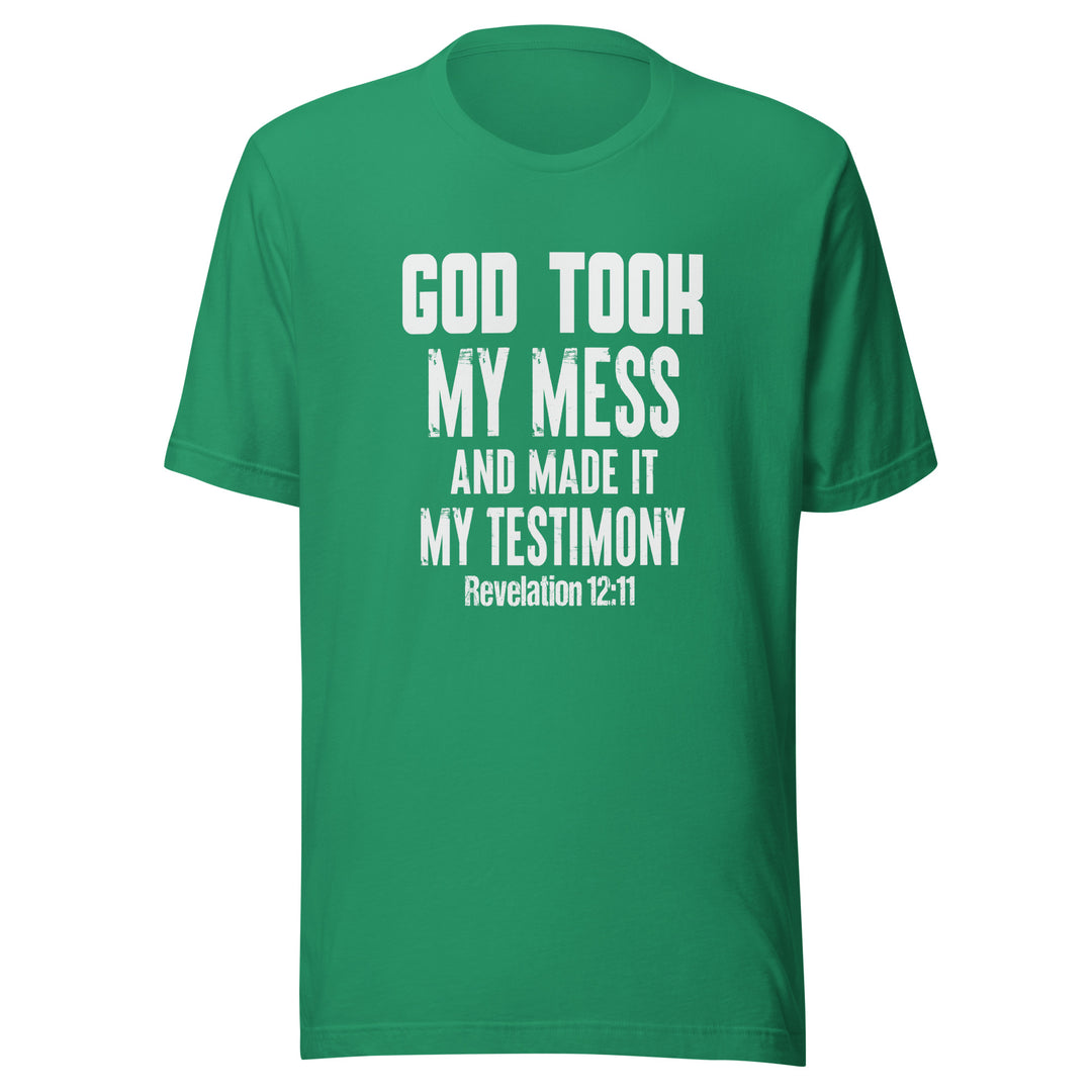 F&H God Took My Mess And Made It My Testimony T-shirt