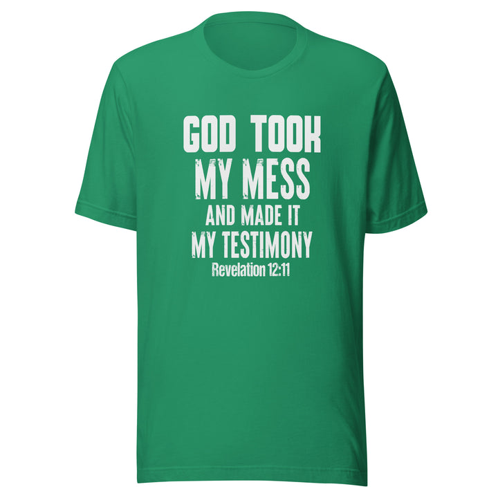F&H God Took My Mess And Made It My Testimony T-shirt