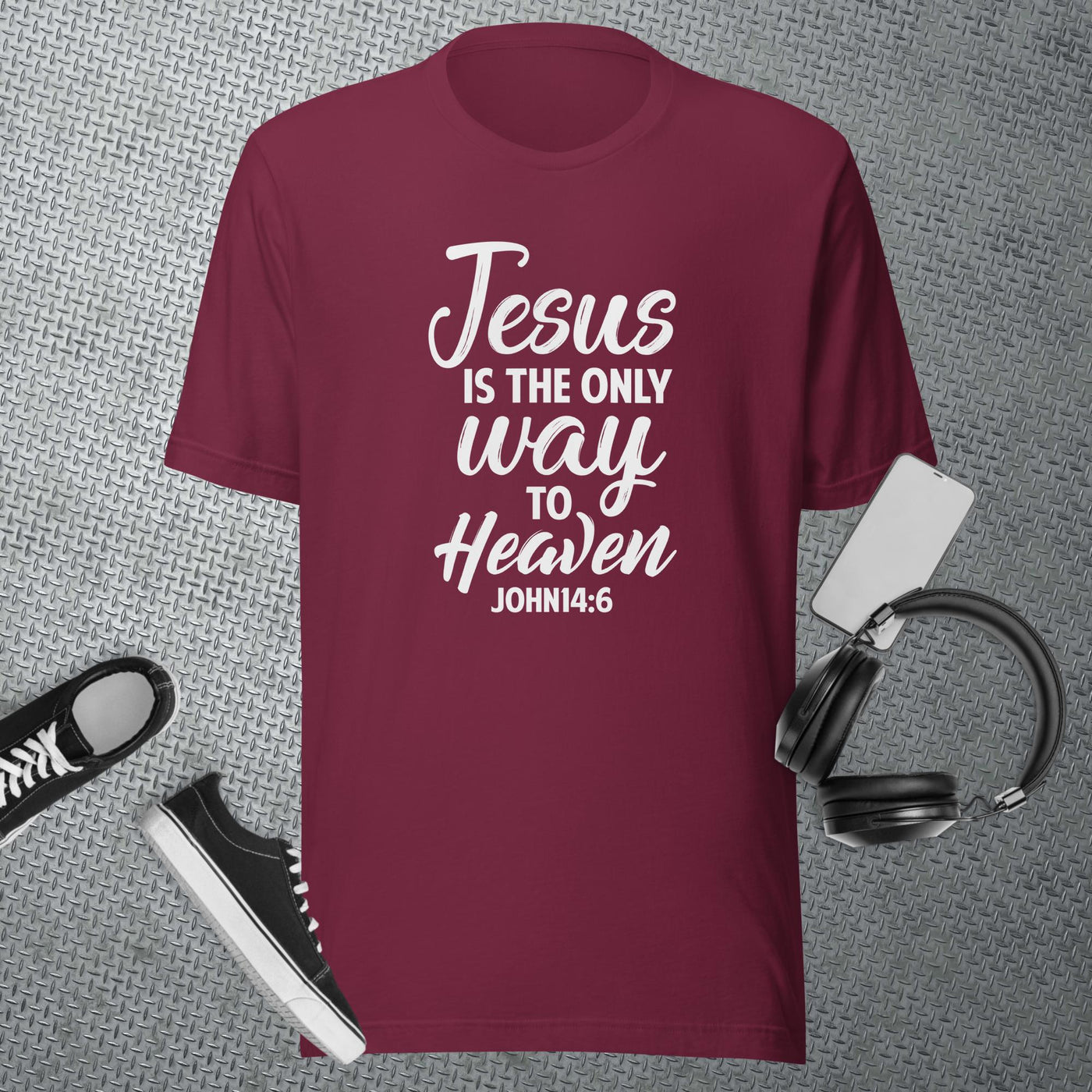 F&H Christian Jesus Is The Only Way To Heaven T-Shirt