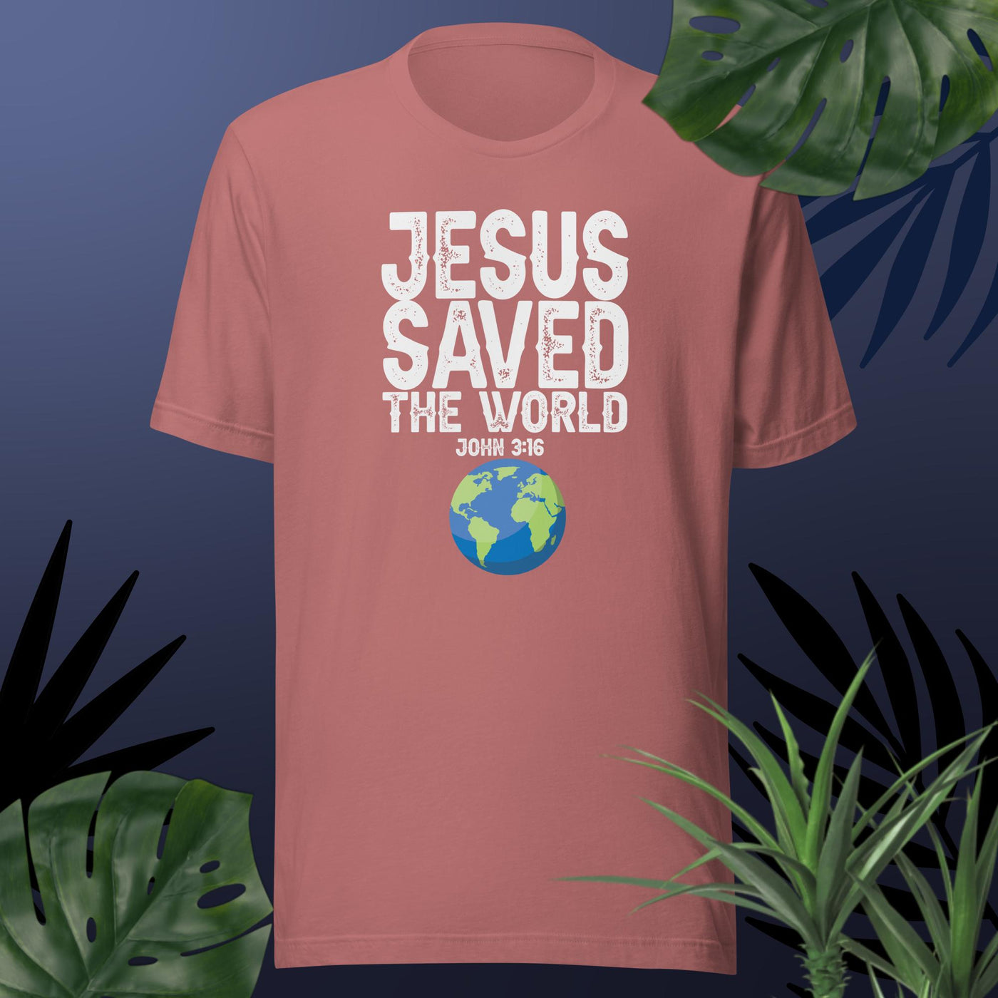 F&H Christian Jesus Saved The World T-shirt