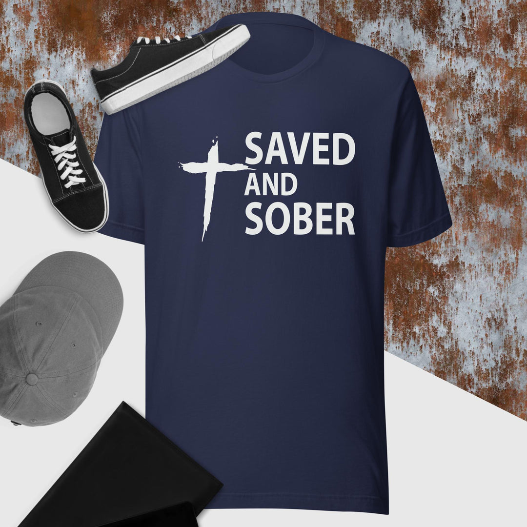 F&H Saved And Sober t-shirt