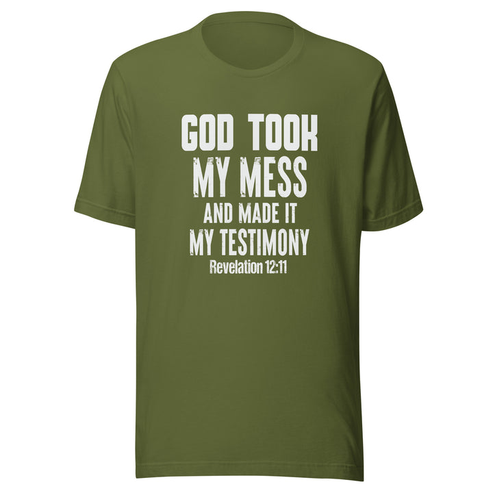 F&H God Took My Mess And Made It My Testimony T-shirt
