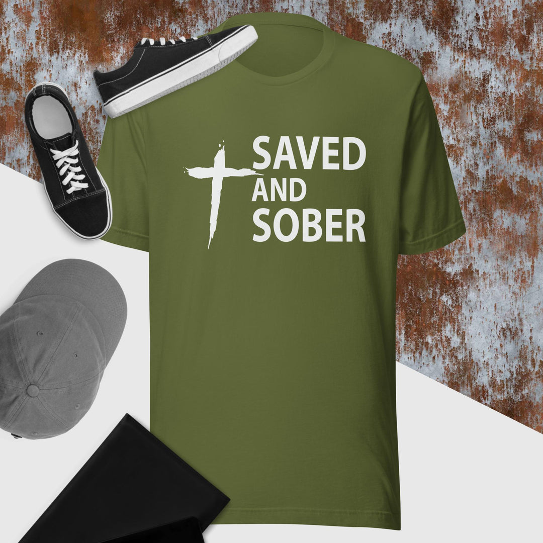 F&H Saved And Sober t-shirt