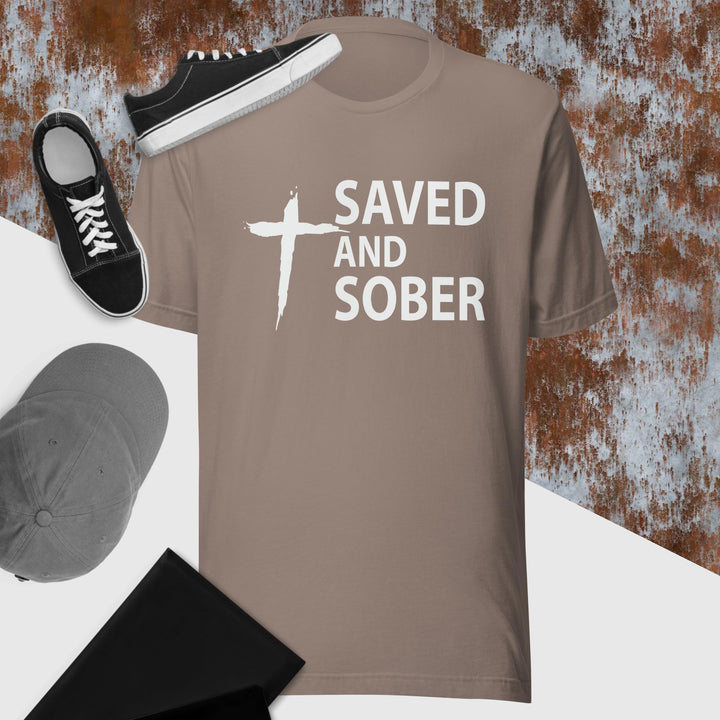 F&H Saved And Sober t-shirt