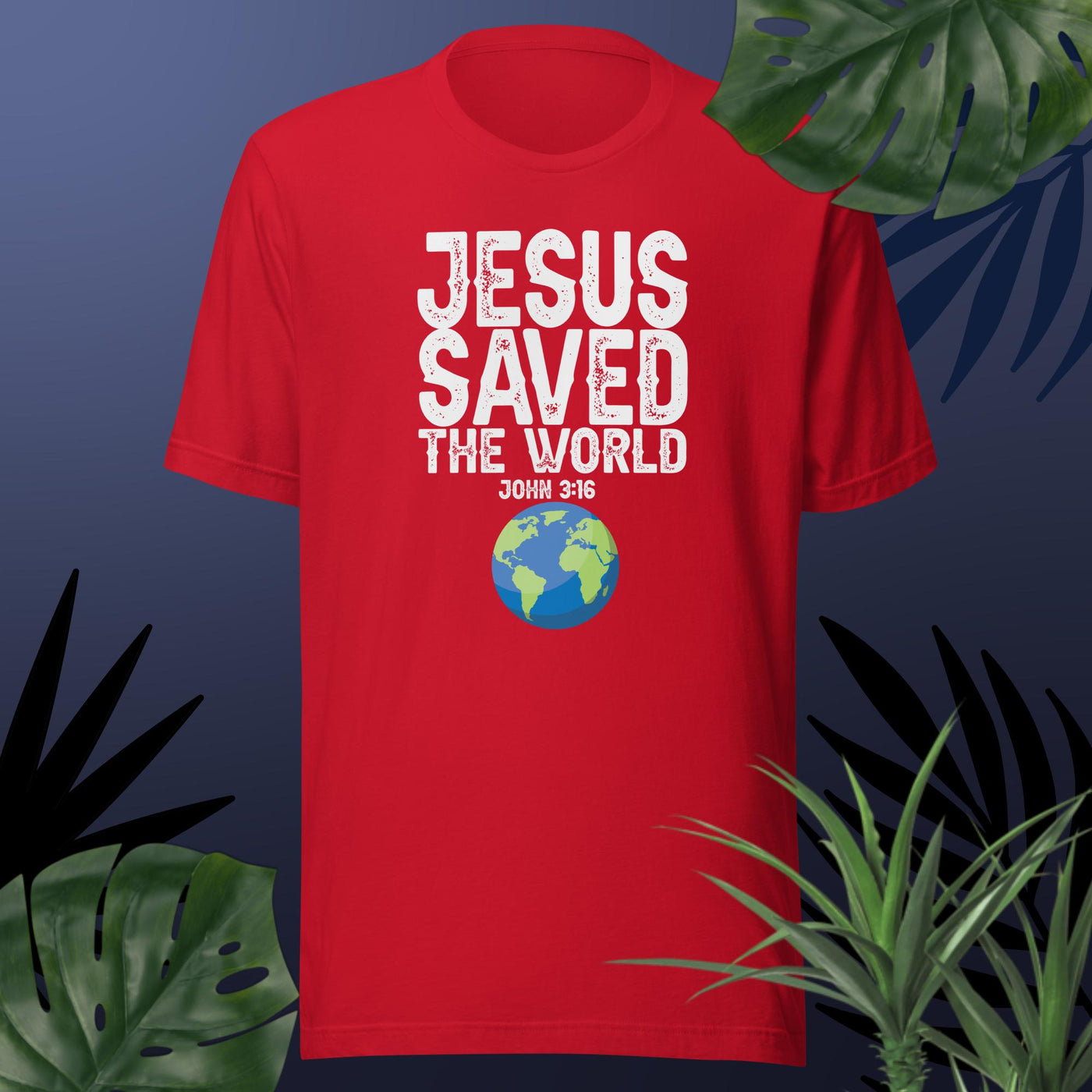 F&H Christian Jesus Saved The World T-shirt