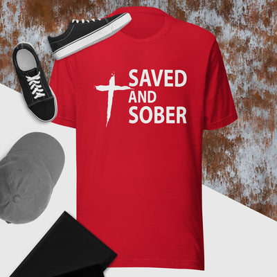 F&H Saved And Sober t-shirt
