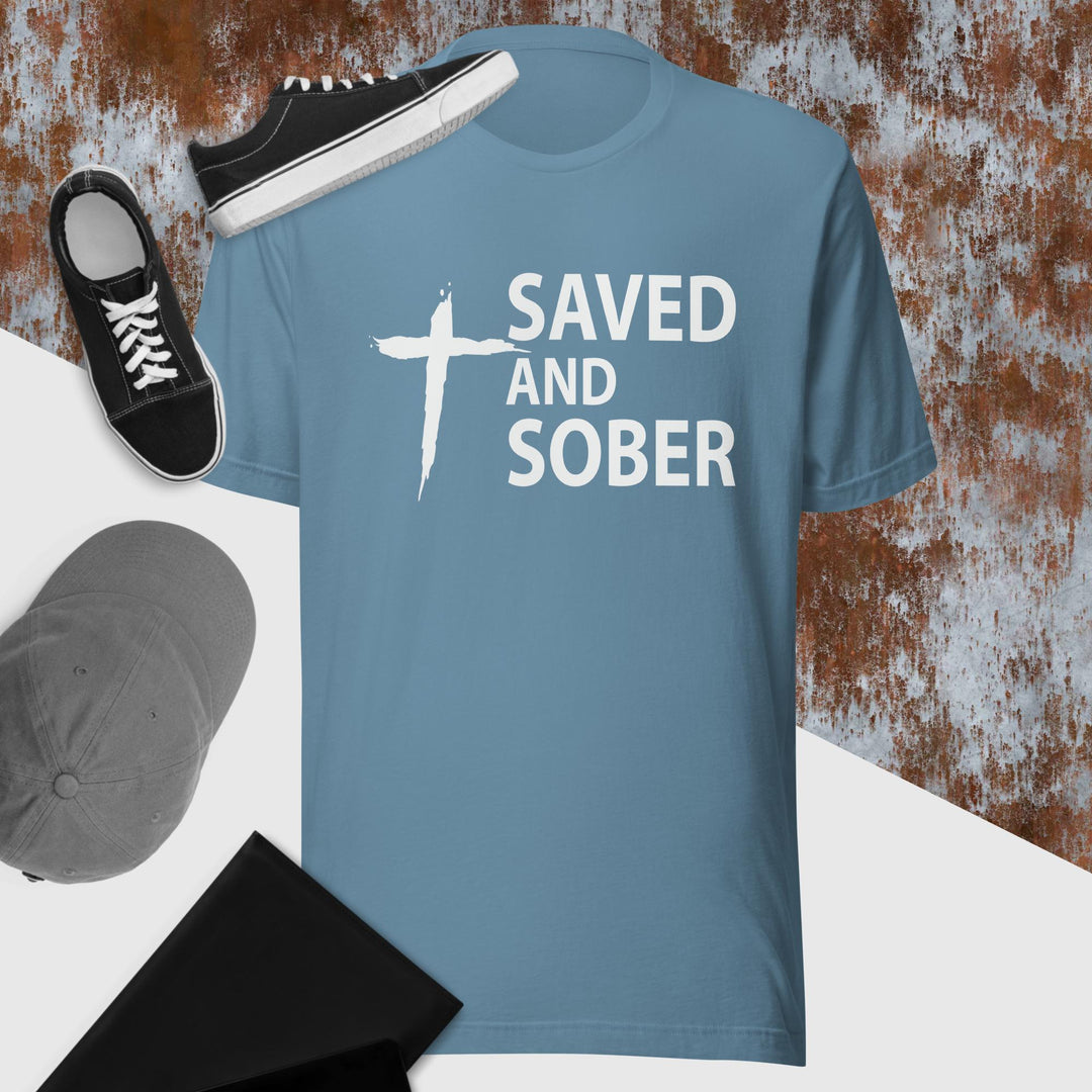 F&H Saved And Sober t-shirt