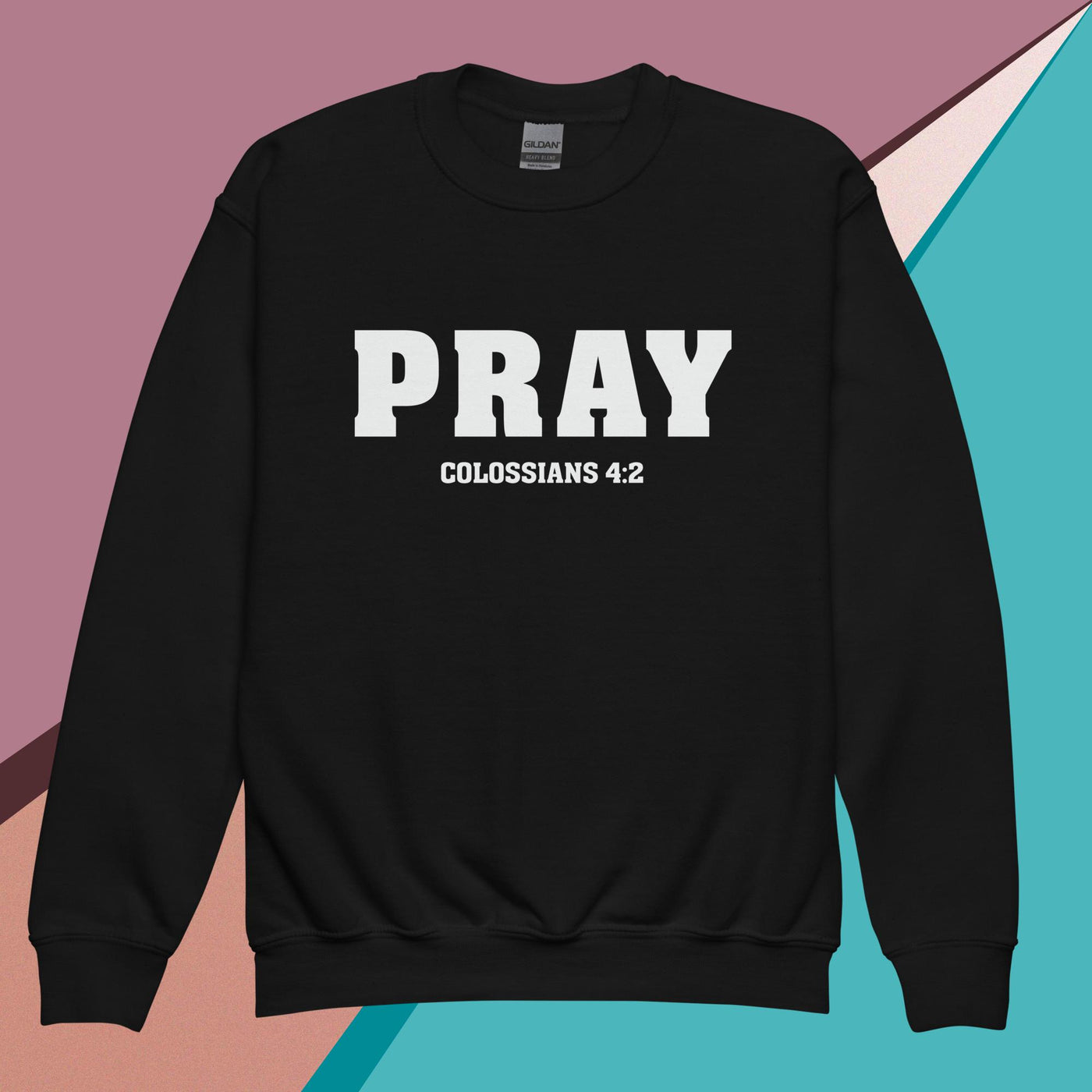 F&H Pray Youth crewneck sweatshirt