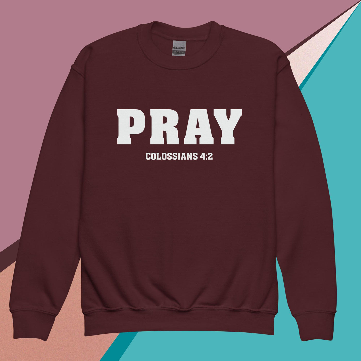 F&H Pray Youth crewneck sweatshirt