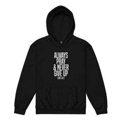 F&H Always Pray & Never Give Up Youth heavy blend hoodie