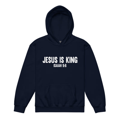 F&H Jesus Is KIng Youth heavy blend hoodie