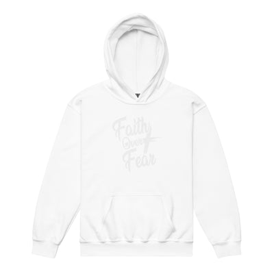 F&H Faith Over Fear Youth heavy blend hoodie