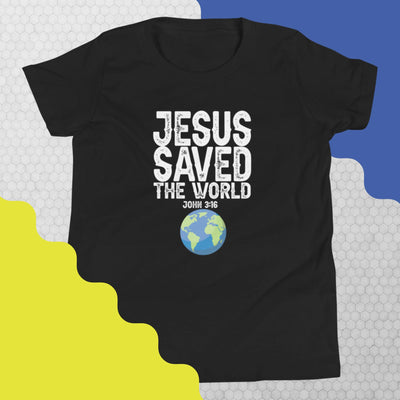F&H Jesus Saved The World Youth Short Sleeve T-Shirt