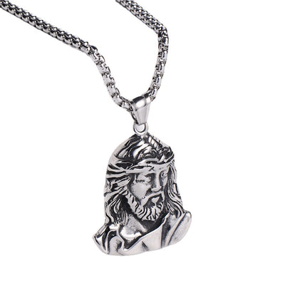 Titanium Steel Jewelry Religious Christian Jesus Stainless Steel Pendant