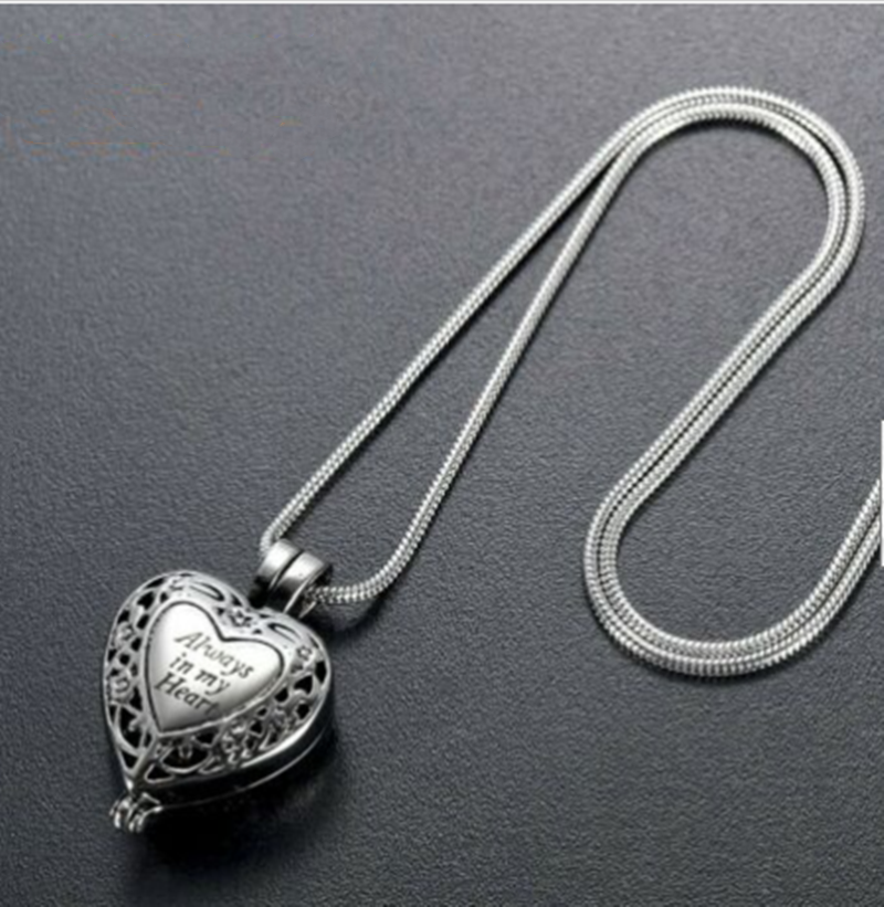 Heart-shaped Perfume Bottle Necklace