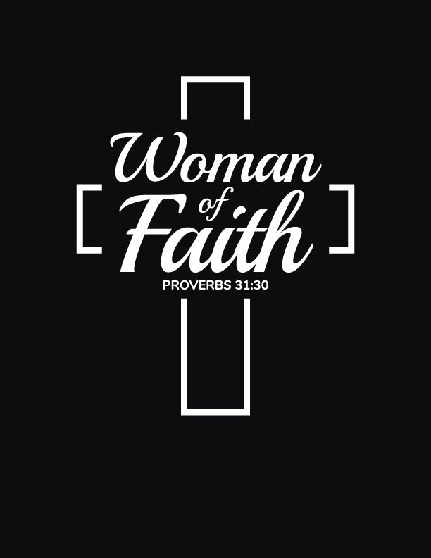 F&H Christian Woman of Faith Women's T-Shirt - Faith and Happiness Store