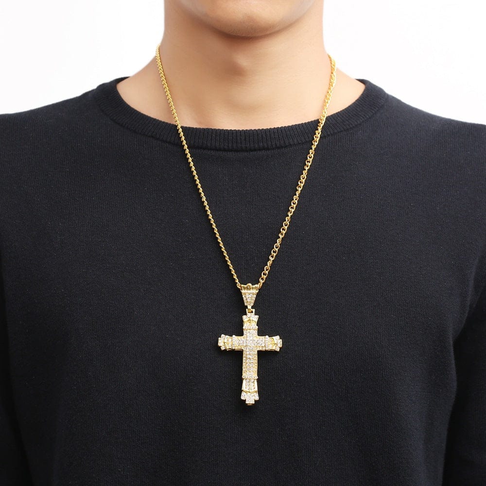 Mens Cross Necklace