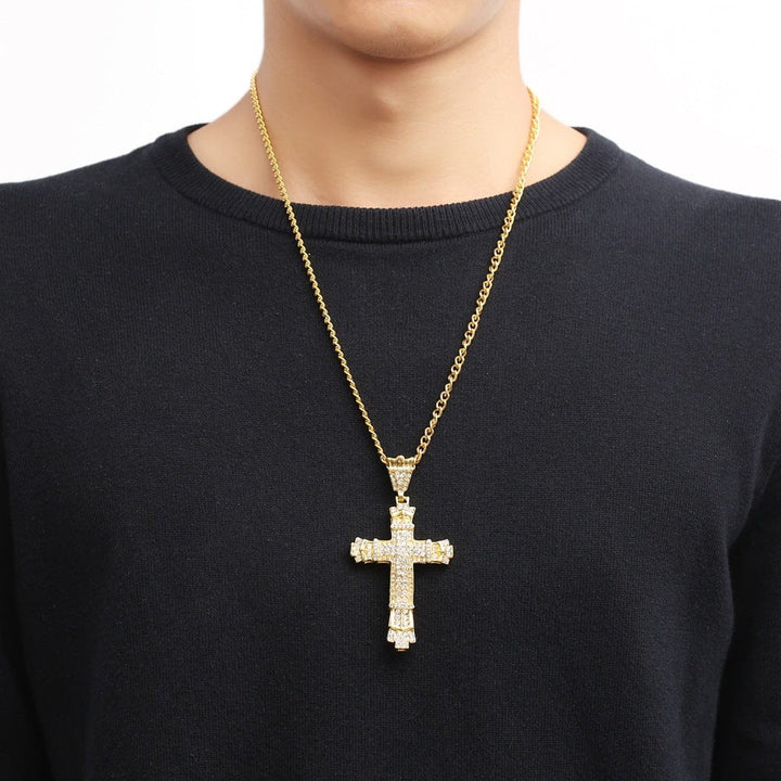 Mens Cross Necklace