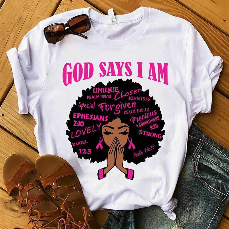 God Says I Am Ladies T-shirt Collection