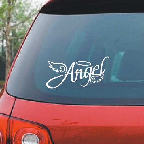 Angel Wings Reflective Sticker Angel Personalized Car Sticker Car Rear ...