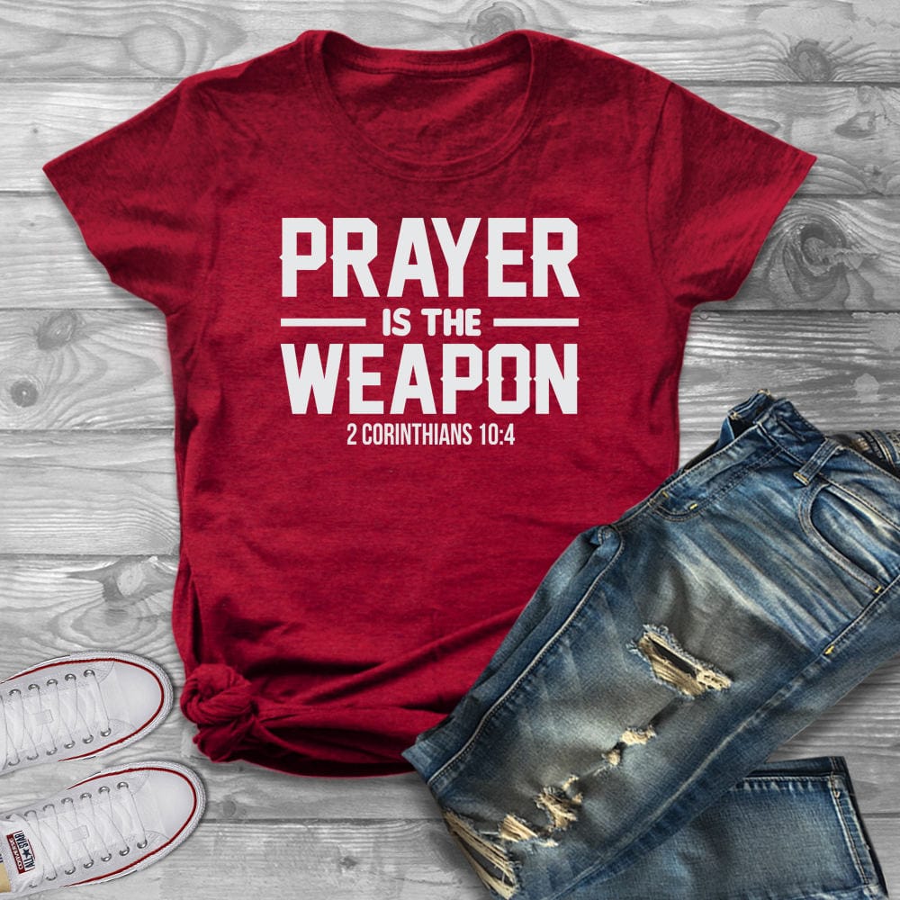 Prayer Is The Weapon Women's Short Sleeve